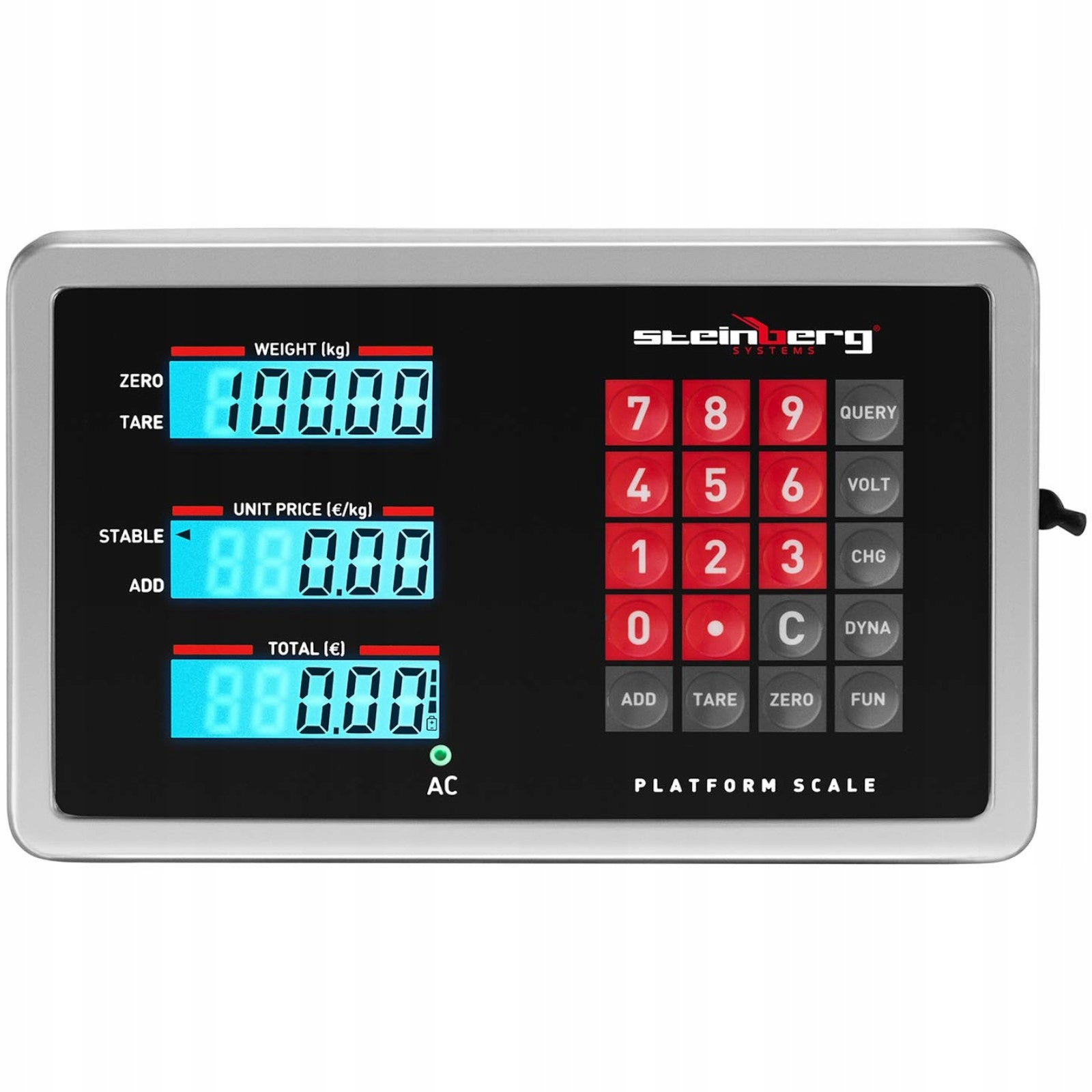 Platform scale wifi SBS-PF-100W 100 kg 0,01 kg 300x400 mm lcd Manufacturer code 4907236715332