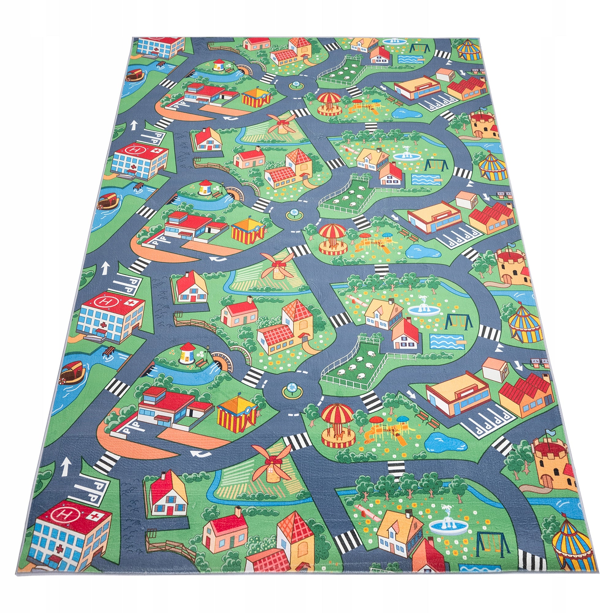 Play Carpet 160x230 Anti-slip Printed Children's Colorful Fashionable