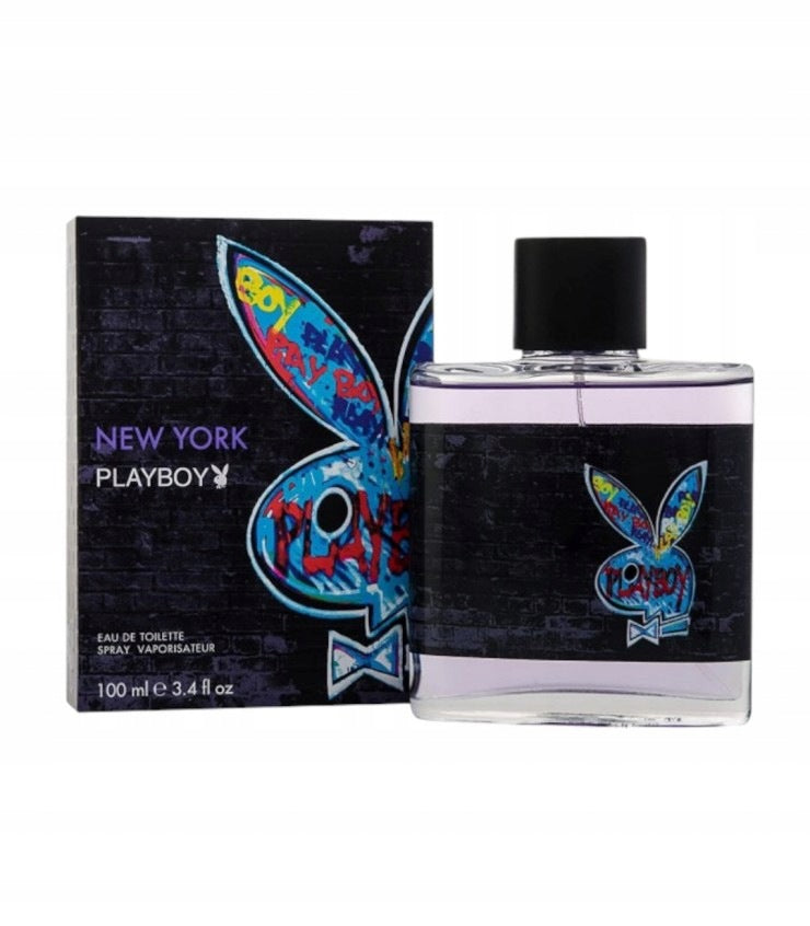 Playboy New York EDT Eau De Toilette 100ml Male Original UNIQUE Spain Packaging status original