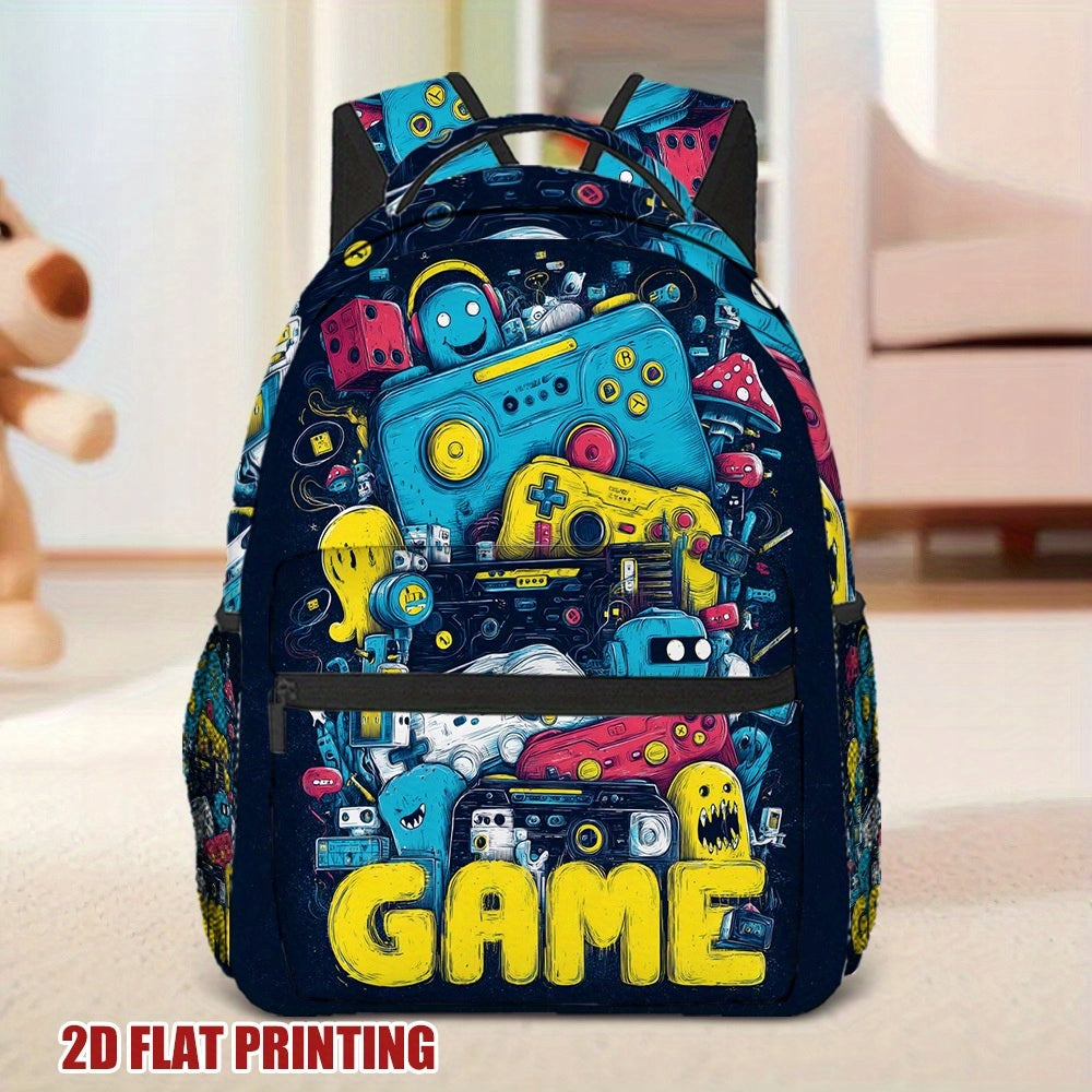 Playful Gamer Chaos Backpack for Work, School, and Adventures