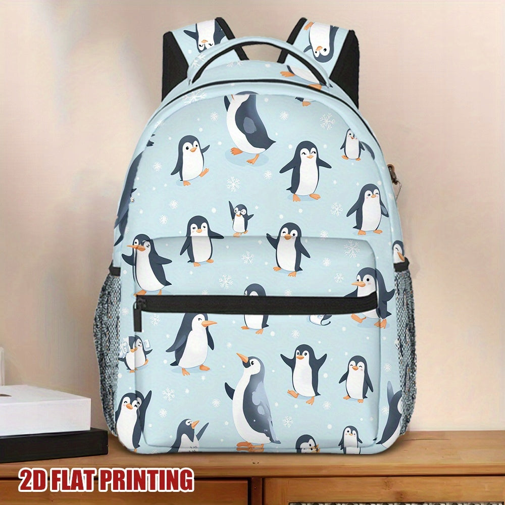 Playful Penguin Dance Backpack - Lightweight, Durable, Stylish for Commuting and Travel