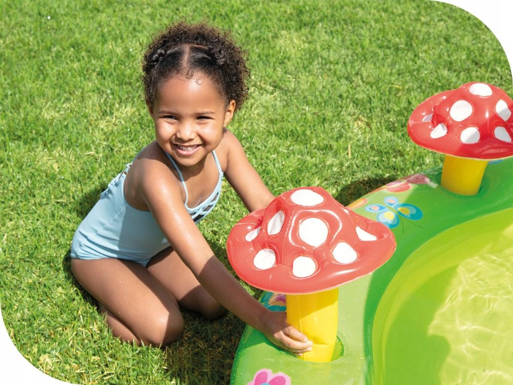 Playground Inflatable GARDEN 290x180x104 Intex 57154 Shape round