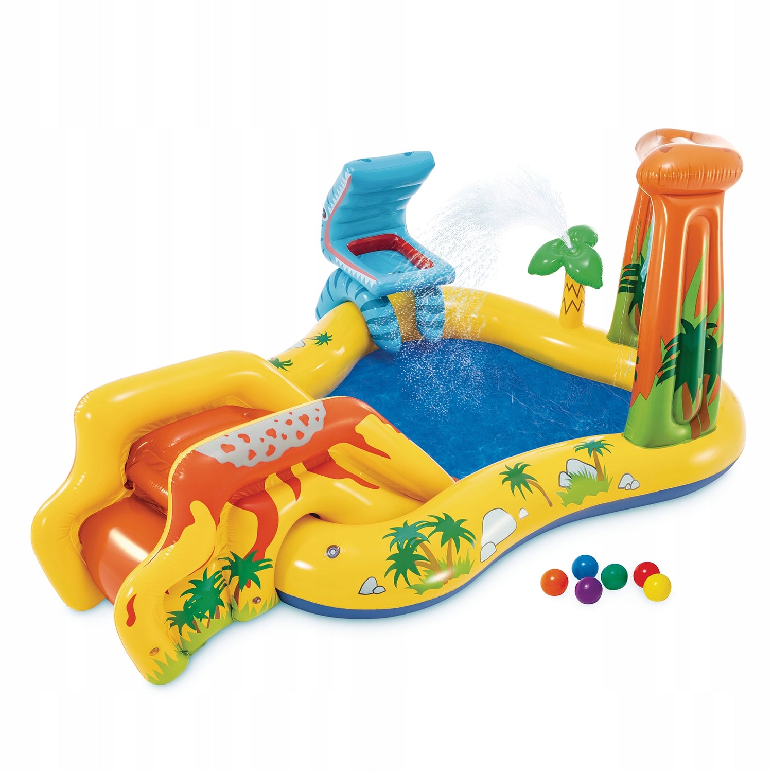 Playground Water Pool Inflatable Children Slide Intex Manufacturer code Wodny plac zabaw- dinozaur INTEX 57444