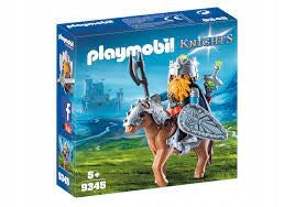 9345 PLAYMOBIL® Knights, Nykštukų kovotojas su poniu