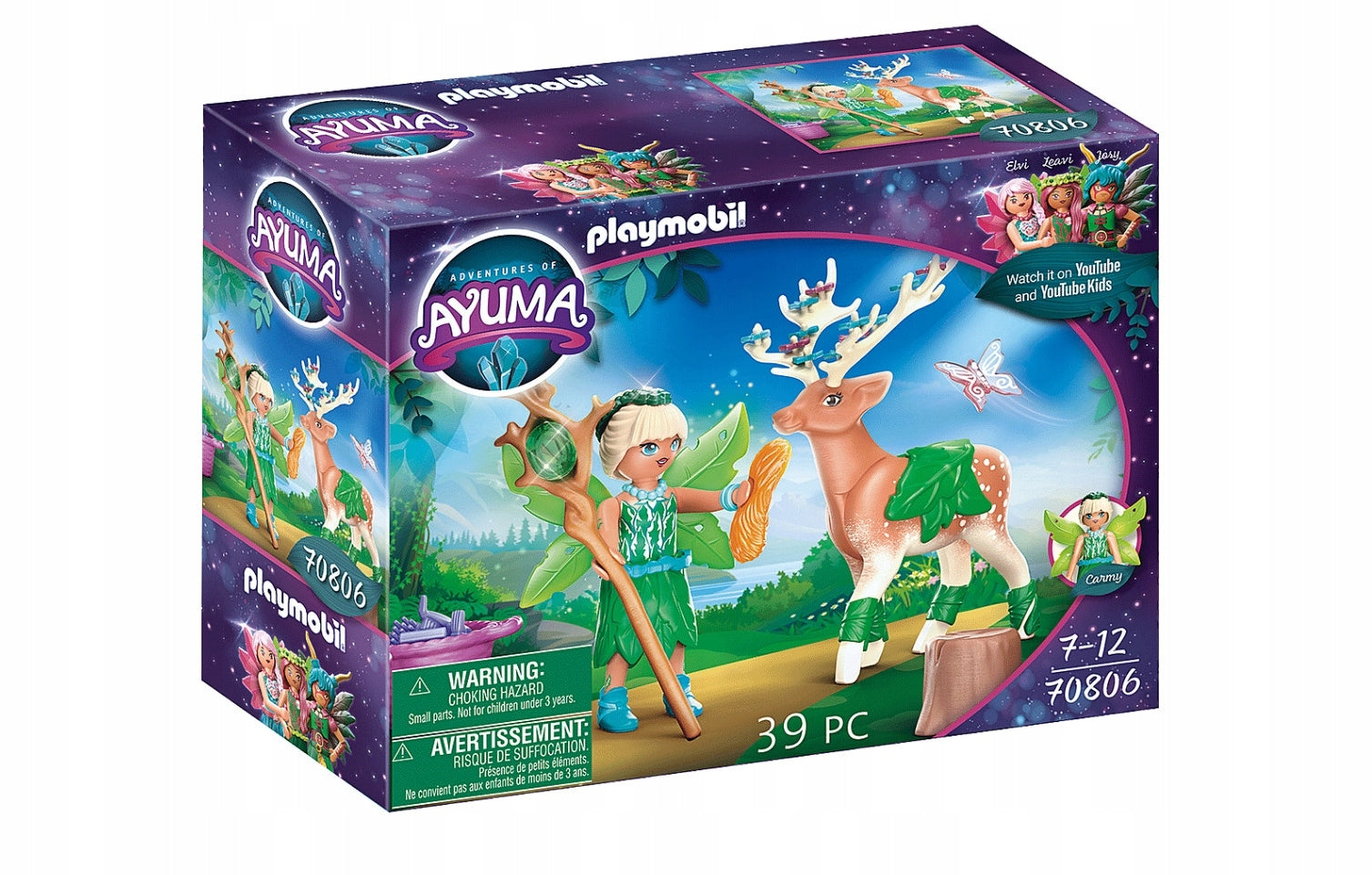 70806 PLAYMOBIL® Ayuma Waldfee mit geheimnisvollem Tier 