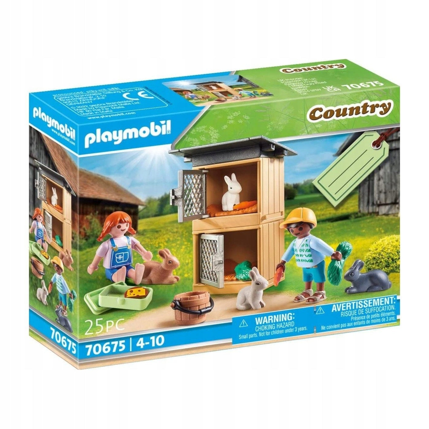 70675 PLAYMOBIL, Geschenkset für Kinder und Kaninchen 