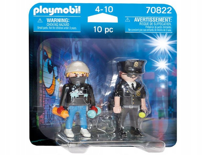 70822 PLAYMOBIL, DuoPack Polizist und Straßenkünstler 