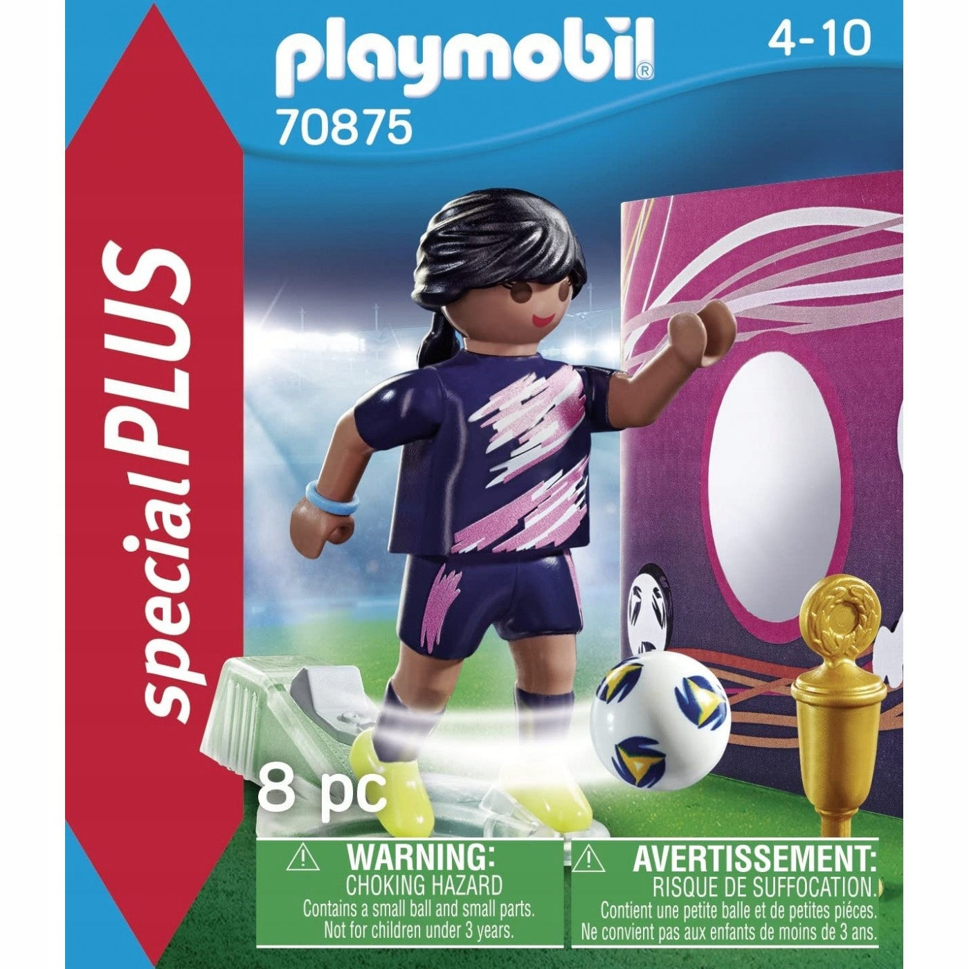 70875 PLAYMOBIL, Futbolo žaidėjas su įvarčiu