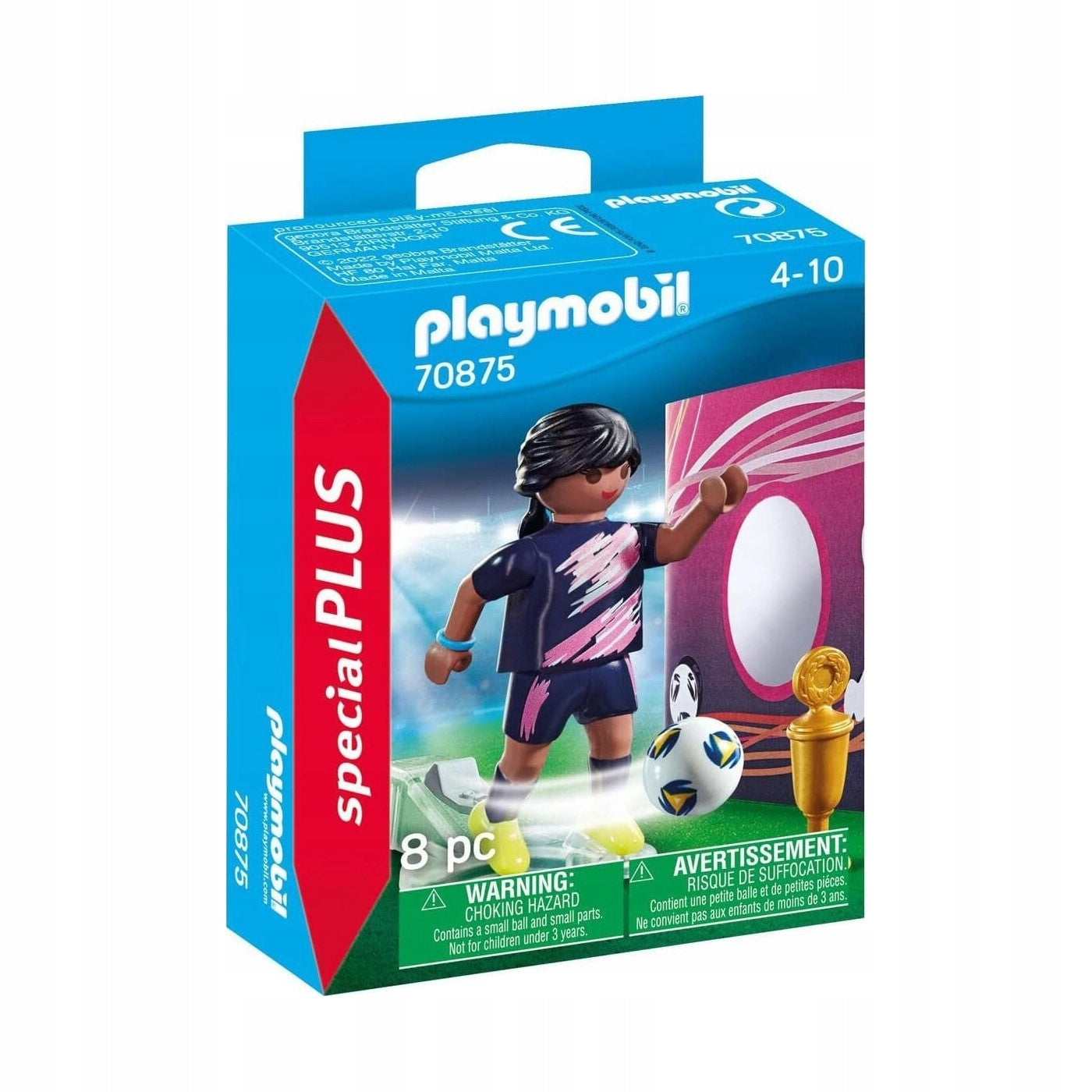 70875 PLAYMOBIL, Fußballspieler mit Tor 