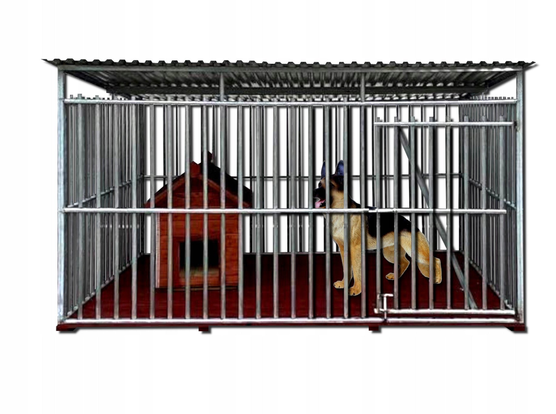Playpen, Dog cage 3x3 Galvanized profile, custom-made playpen, run, box Manufacturer code 1KDP 3x3