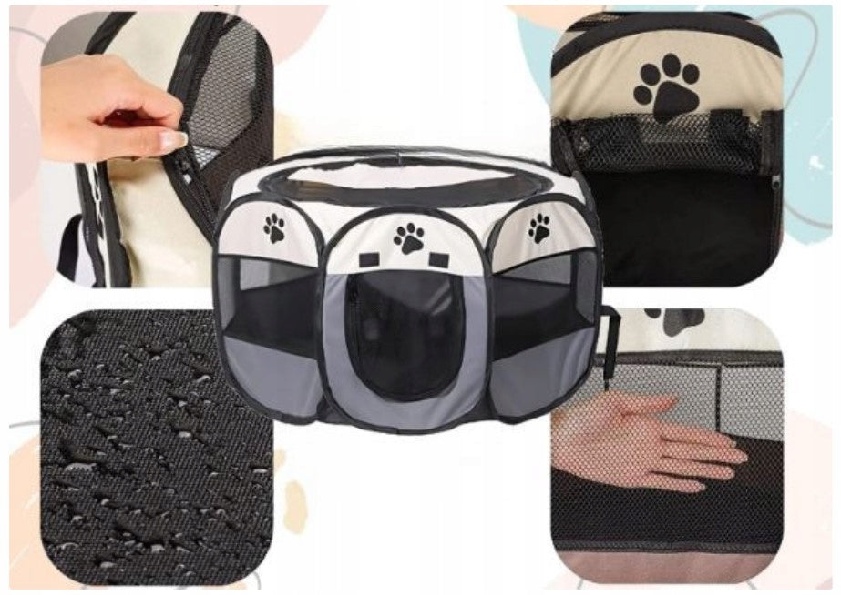 Playpen Folding Octagonal Puppy Dog Playpen Absorbent Pads Mats Packaging status original