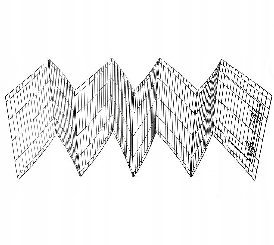 Playpen Modular Cage For Dog Cat Rabbit Catwalk Farm Folding 61X61 cm Trade name 8 MODUŁÓW Wytrzymała Przenośna Możliwość złożenia Wybieg