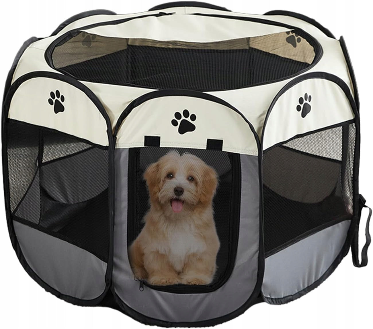 Playpen Portable Folding Dog Breathable Cat Animal Bed 91X91X58cm