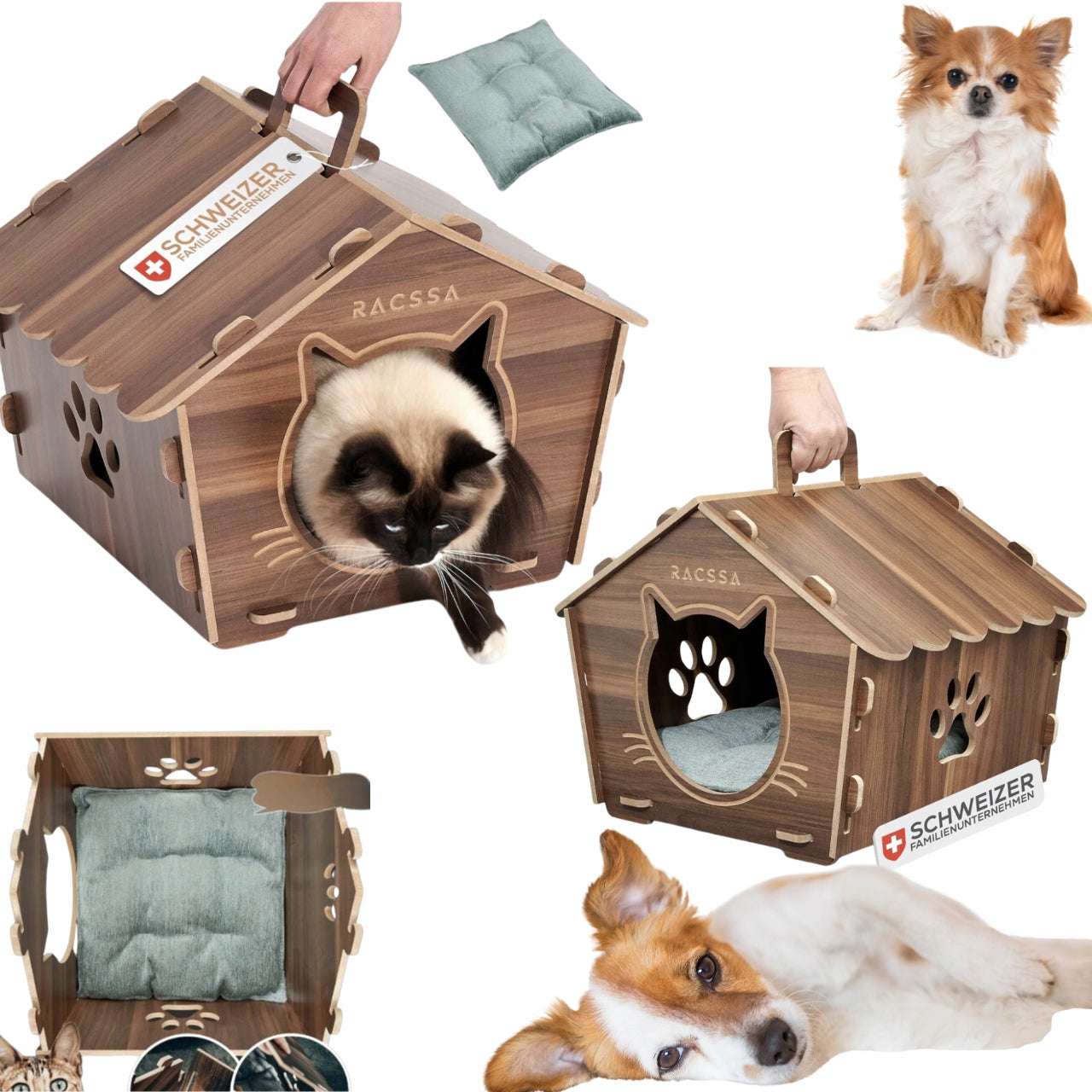 Playpen Portable booth playpen cat bed dog pillow43x45x38cm