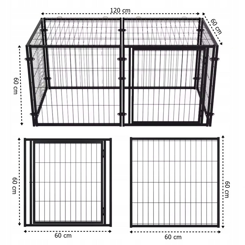 Playpen Rabbit Dog Cage Cat Puppies Home Modular Metal Catwalk Brand Nobo Kids