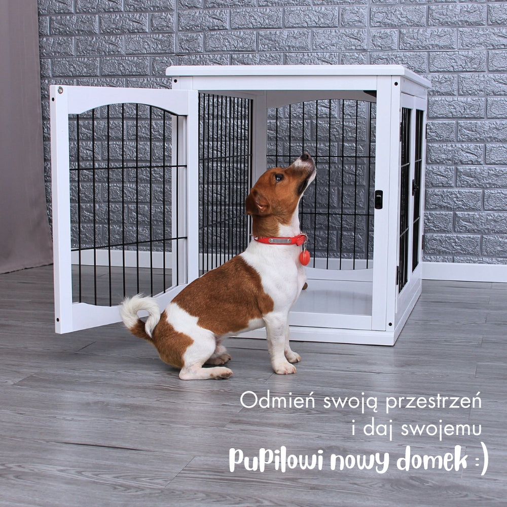 Playpen for Dog Cage for Home L Wooden Oh!Dog Buda 80x58x66.5cm Cabinet Kind cage