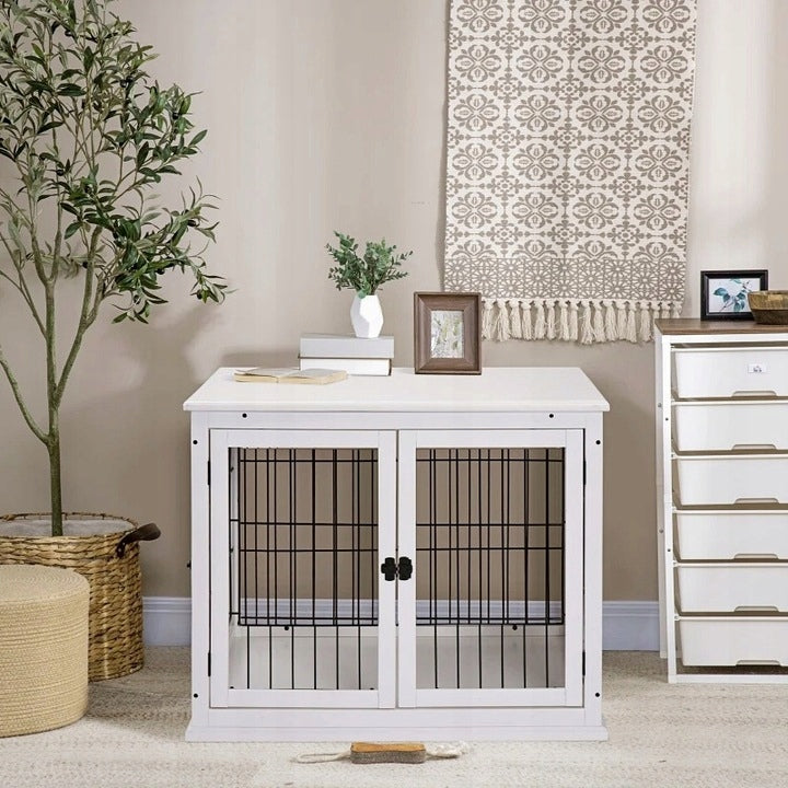 Playpen for Dog Cage for Home L Wooden Oh!Dog Buda 80x58x66.5cm Cabinet Packaging status original