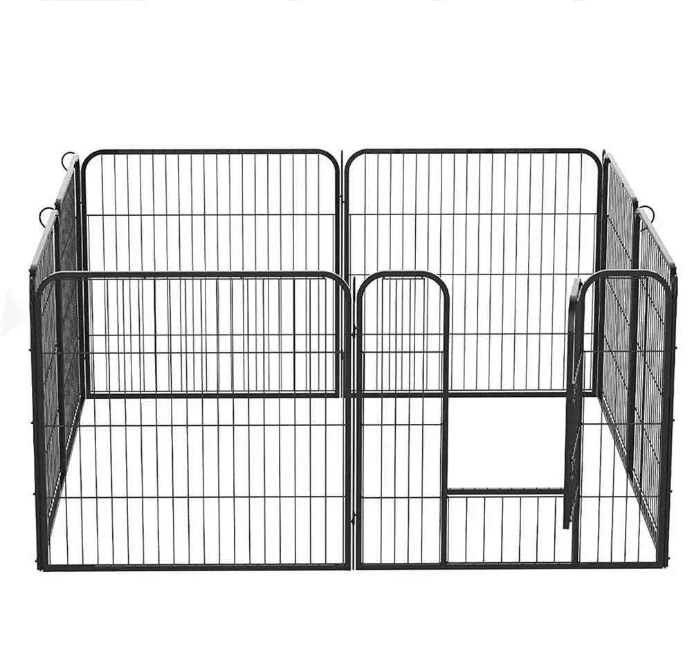 Playpen for Dog Puppies Animal Farm Cage Metal Catwalk 80x80cm Brand Aga