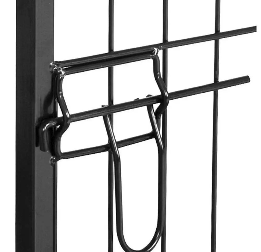 Playpen for Dog Puppies Animal Farm Cage Metal Catwalk 80x80cm Length 80 cm