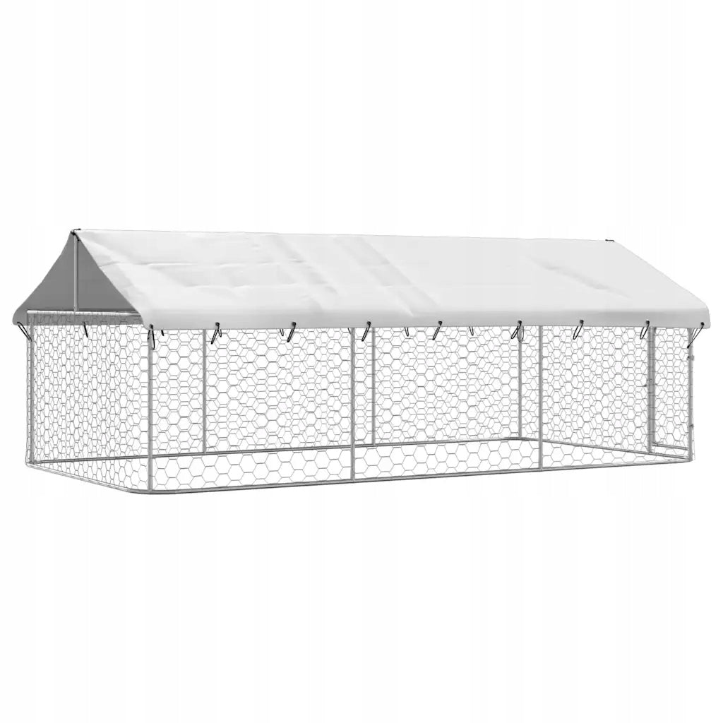 Playpen for dog with roof, 400 x 200 x 150 cm Product width 10 cm