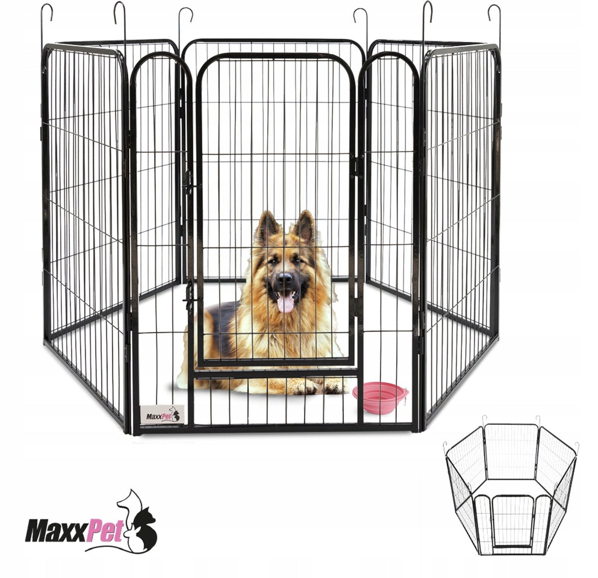Playpen for puppy MaxxPet steel - 60 cm x 80 cm