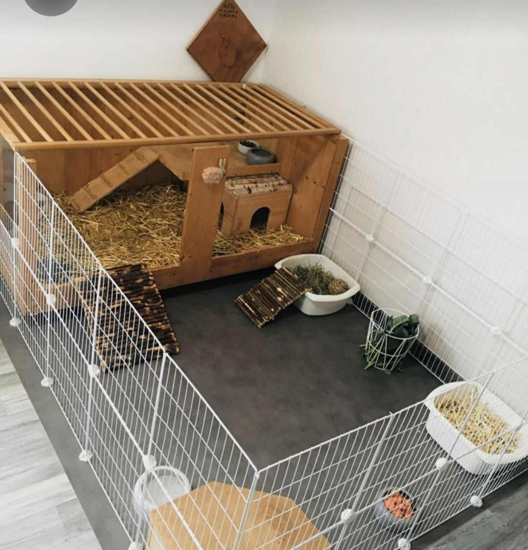 Playpen large modular bunk cage 24 panels 30 cm Trade name Kojec klatka
