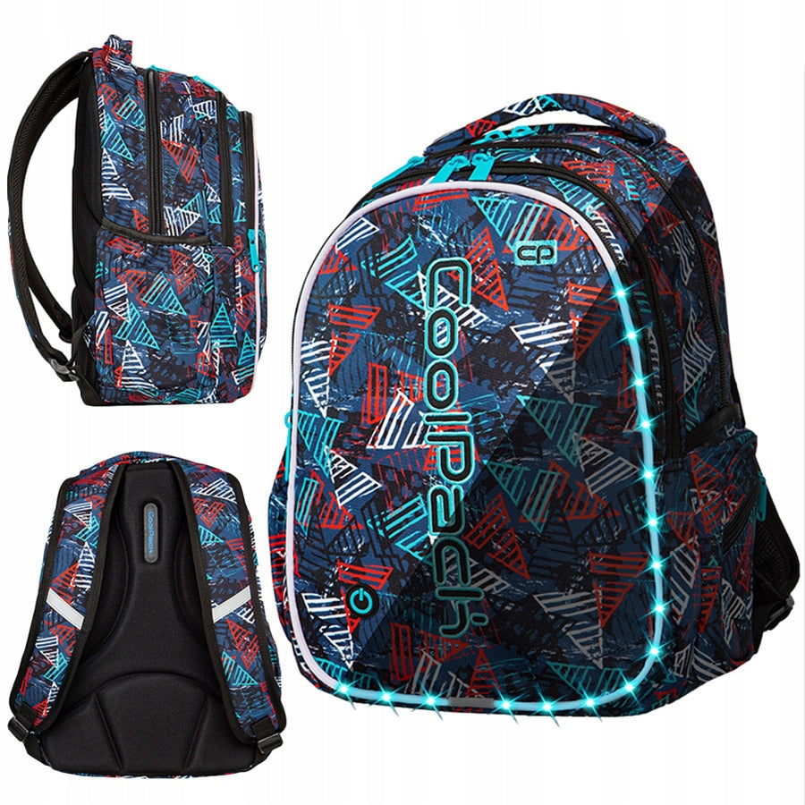 Leuchtender Rucksack COOLPACK JOY LED TRIANGLES A21212 