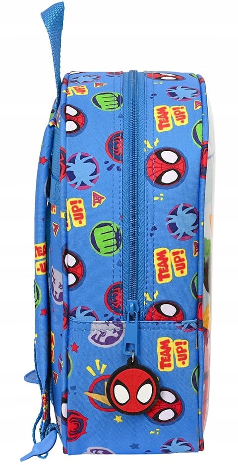 Rucksack Spiderman Team up, blau, 22 x 27 x 10 cm 