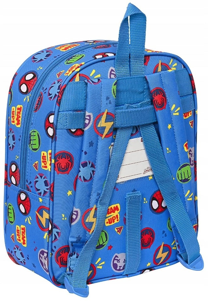 Rucksack Spiderman Team up, blau, 22 x 27 x 10 cm 