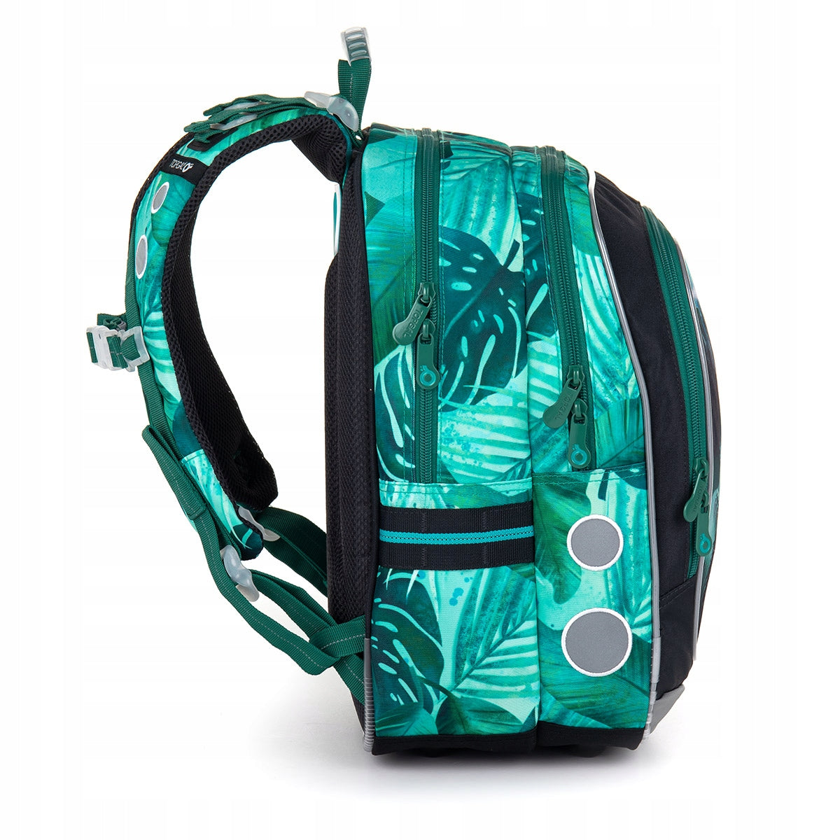 Schulrucksack Topgal, grün/schwarz 