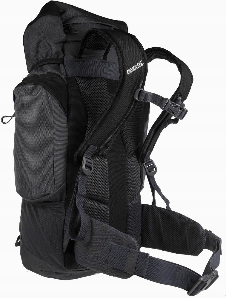 Touristenrucksack Regatta Highton, schwarz, grau 