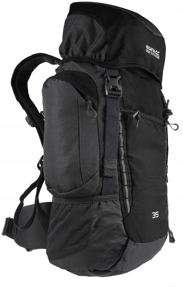 Touristenrucksack Regatta Highton, schwarz, grau 