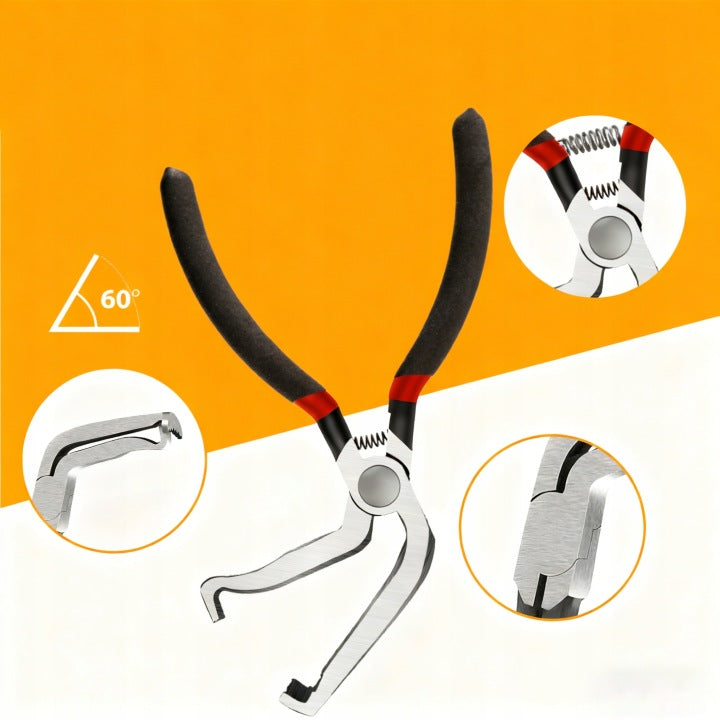 Pliers for crimping and disconnecting electric lamp plugs Brand no brand