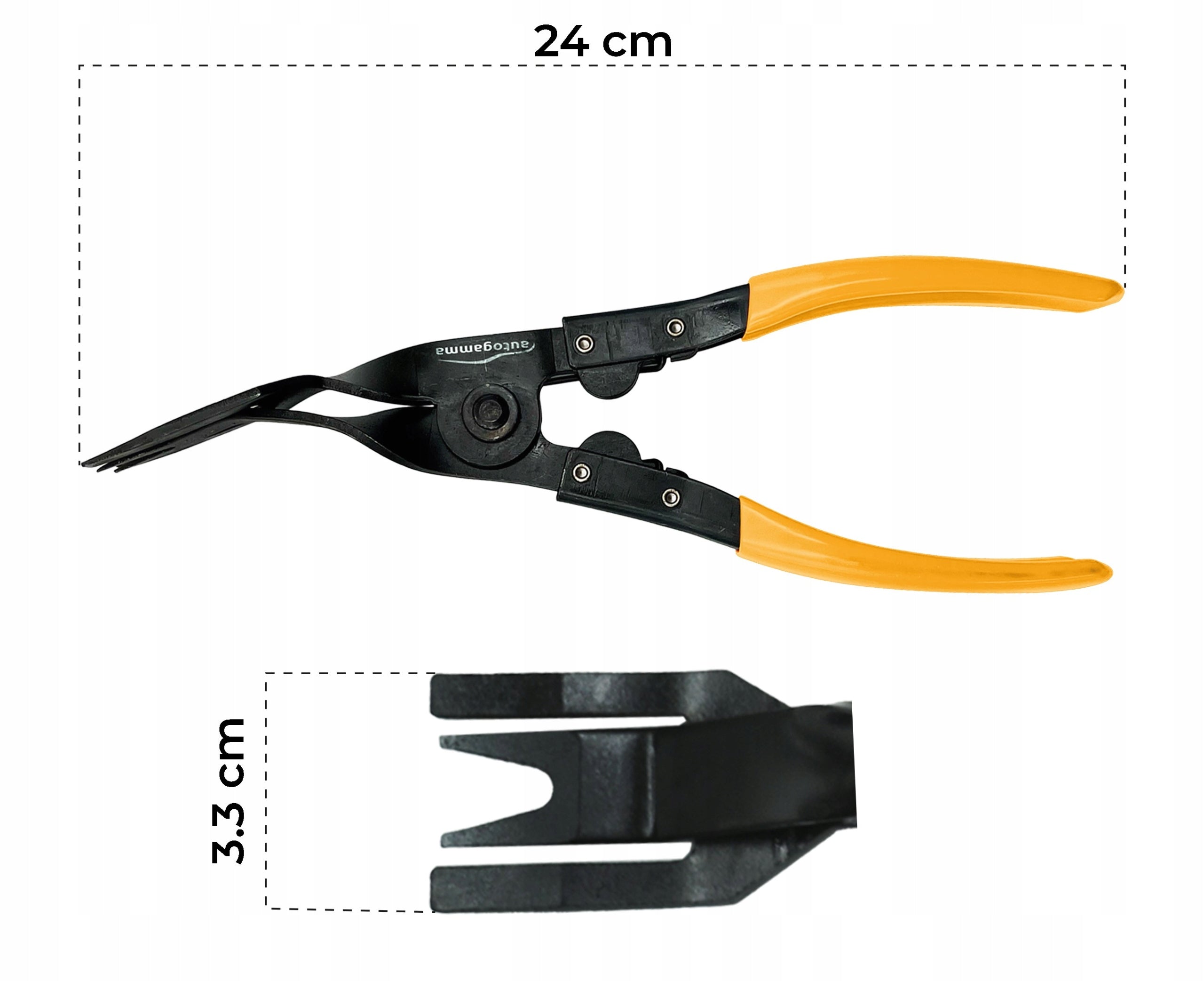 Pliers for disassembling the glass reflector of the lamp shade hard glue Brand Auto Gamma