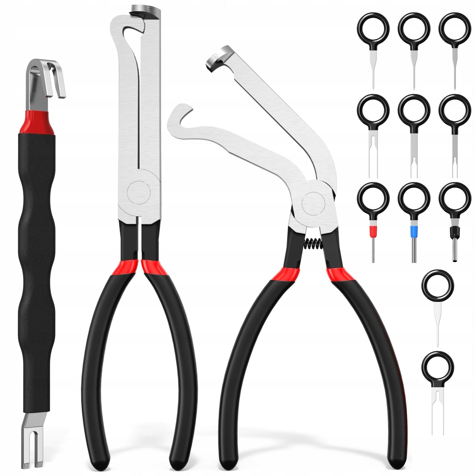 Pliers for disconnecting electric cube crimping plugs for lights
