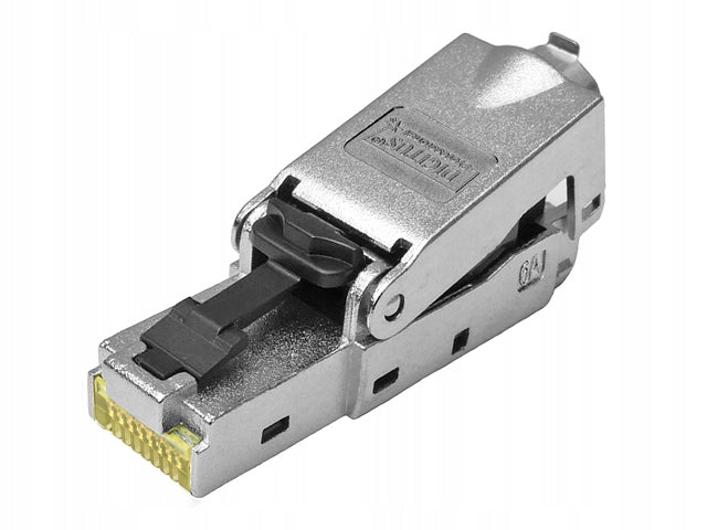 Plug RJ45/8P8C STP cat.6A twisted pair AWG22-27 toolless DIGITUS