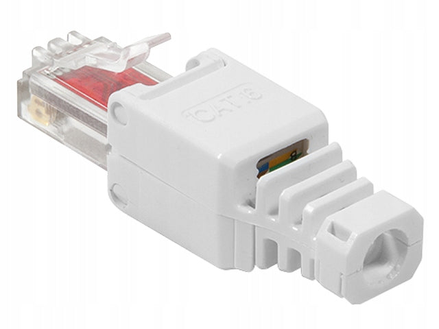 Plug RJ45/8P8C UTP cat.6 twisted pair wire/link AWG23-26 toolless Manufacturer Stratos