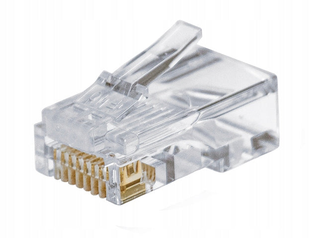 Plug RJ45/8P8C cat.6 UTP twisted pair wire/link AWG24-26 through 10pcs Manufacturer code 47099