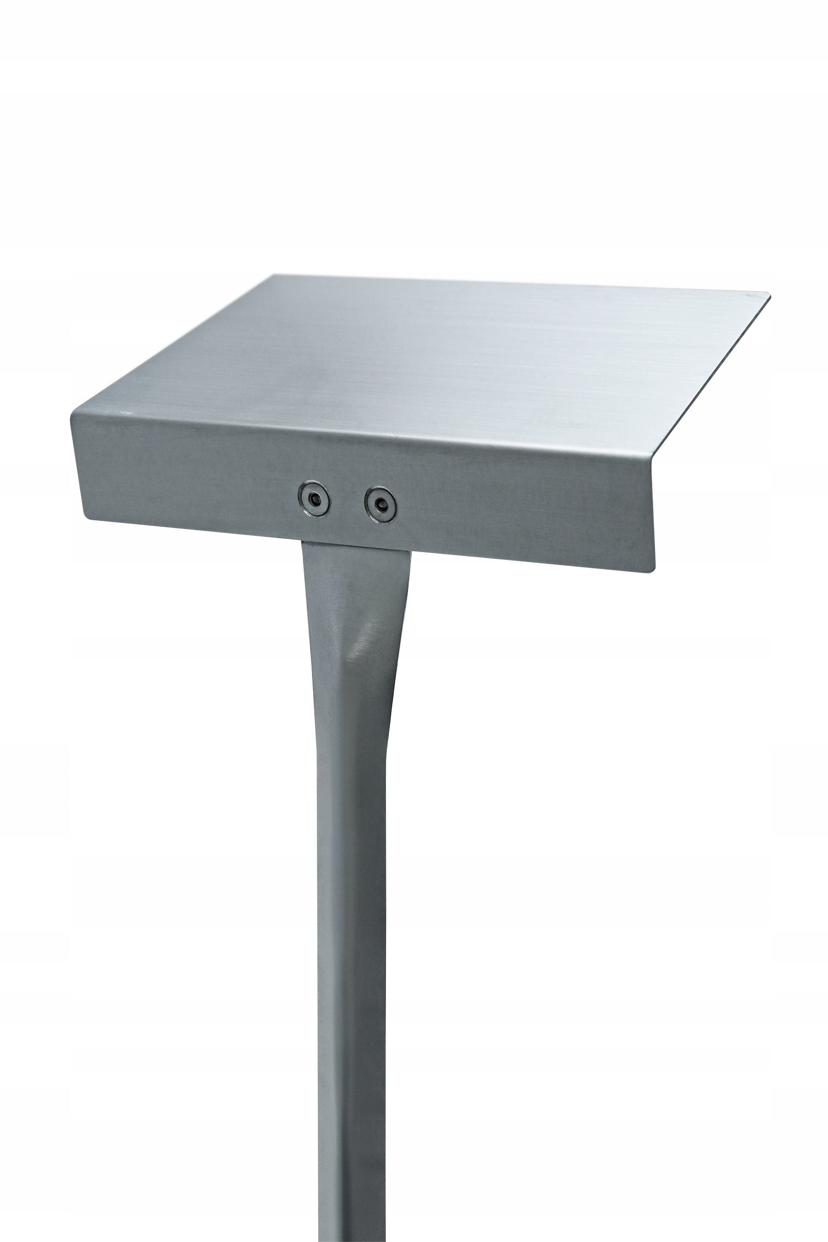 Plug-in garden plate/marker, stainless steel, (155x105x450mm) - without graw