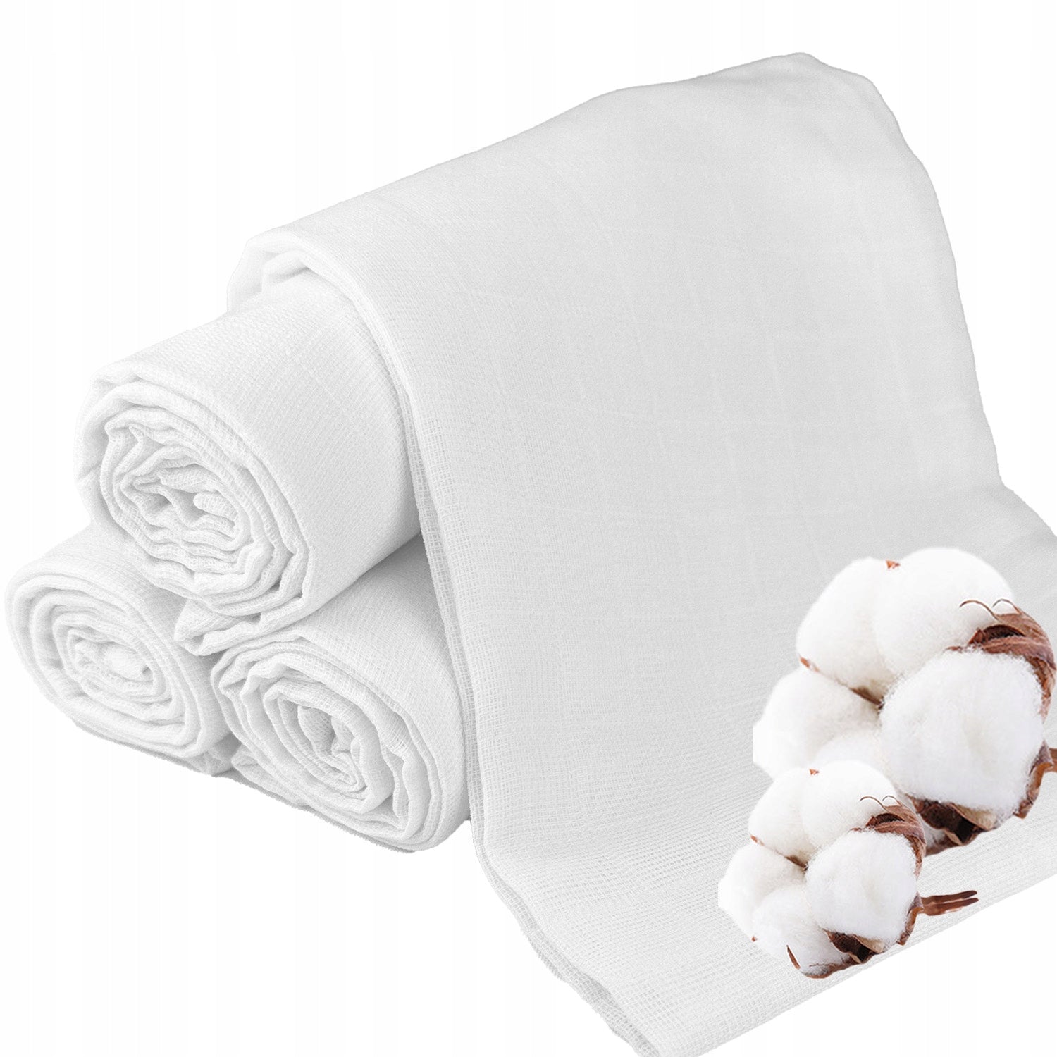 Plumeri Muslin Diaper Muslin Diapers 3pcs 70x70