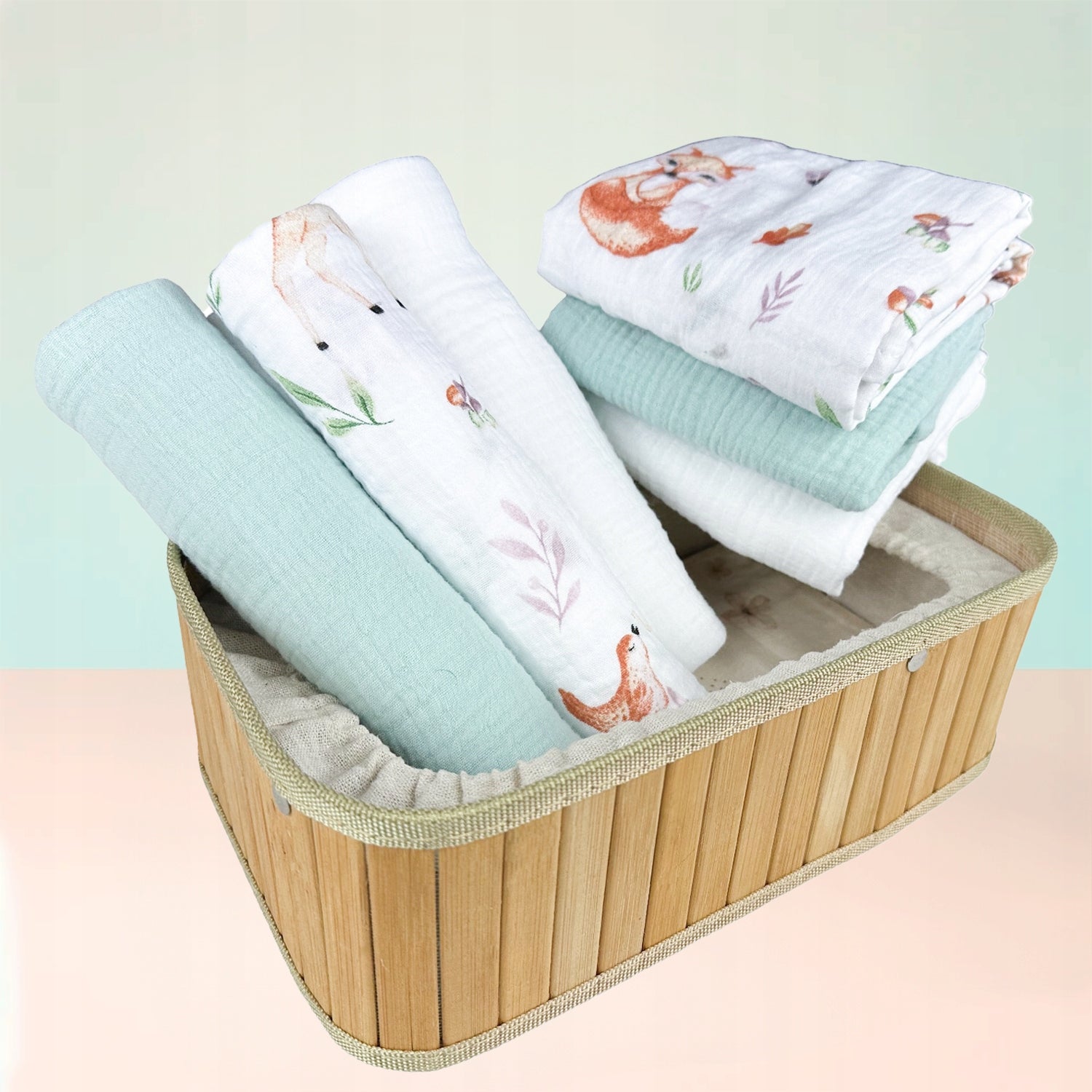 Plumeri Muslin diapers color set 3 pcs. 70x70 cm Brand Plumeri