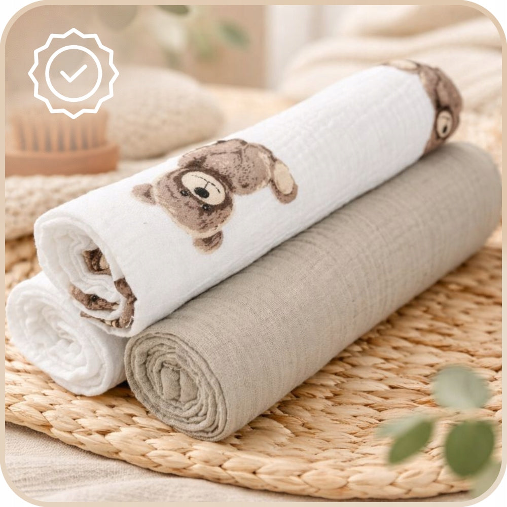 Plumeri Muslin diapers color set 3 pcs. 70x70 cm Manufacturer code 5906657530448