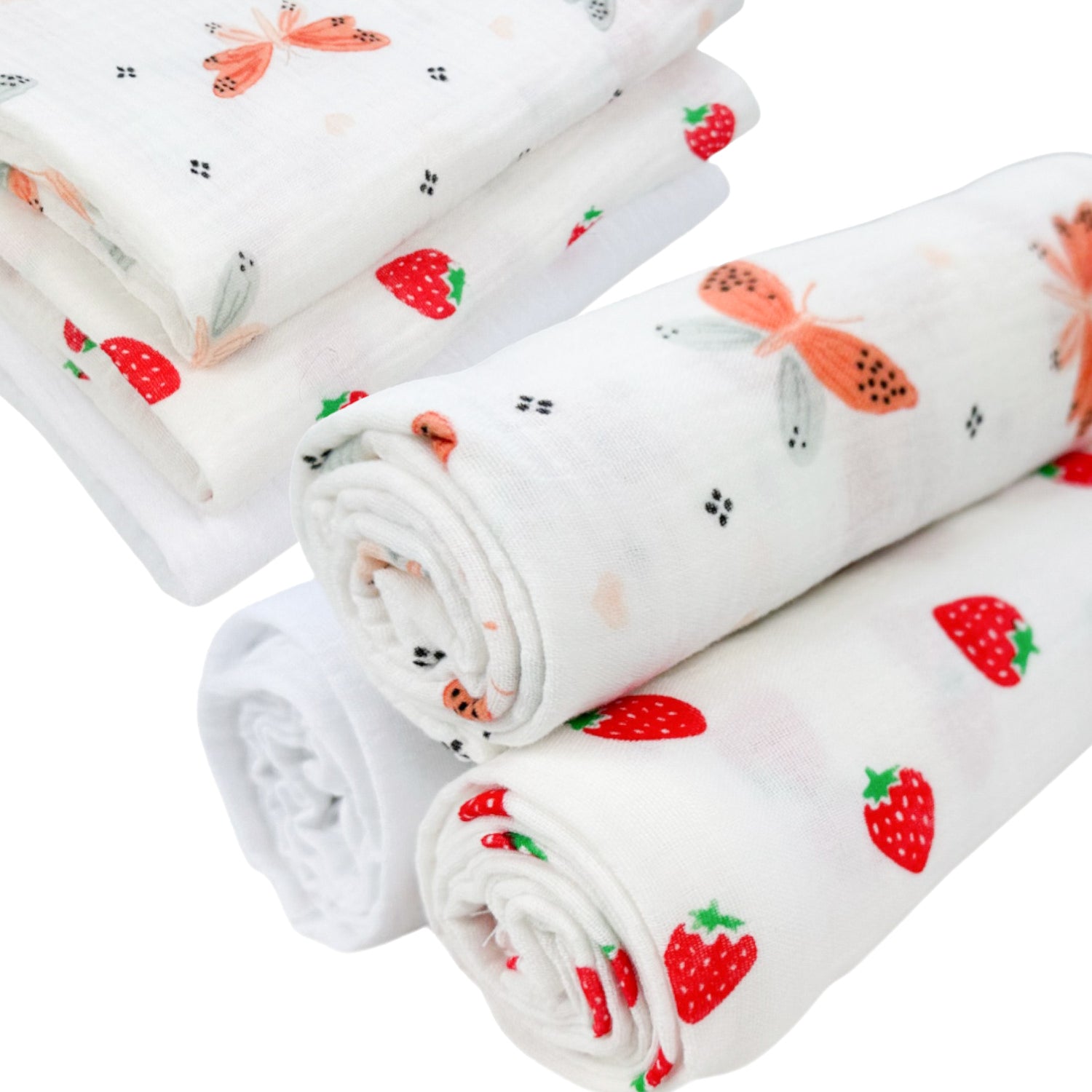 Plumeri Muslin diapers color set 3 pcs. 70x70 cm