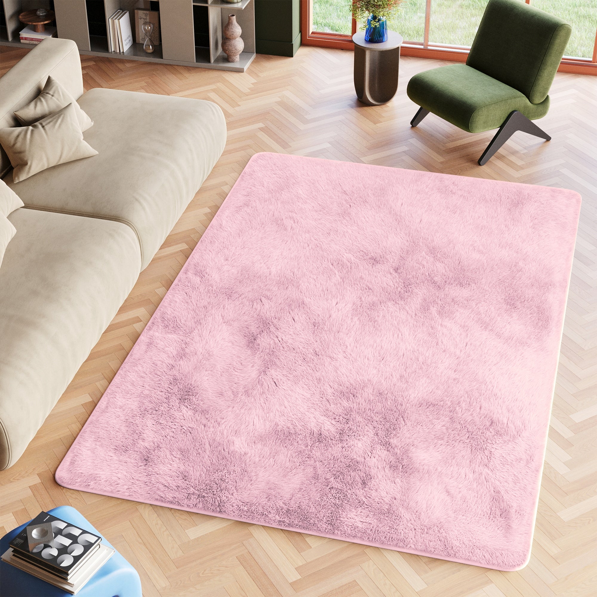 Plush Carpet 80x150 Soft Plush Light Pink v10 EAN (GTIN) 5903591336082