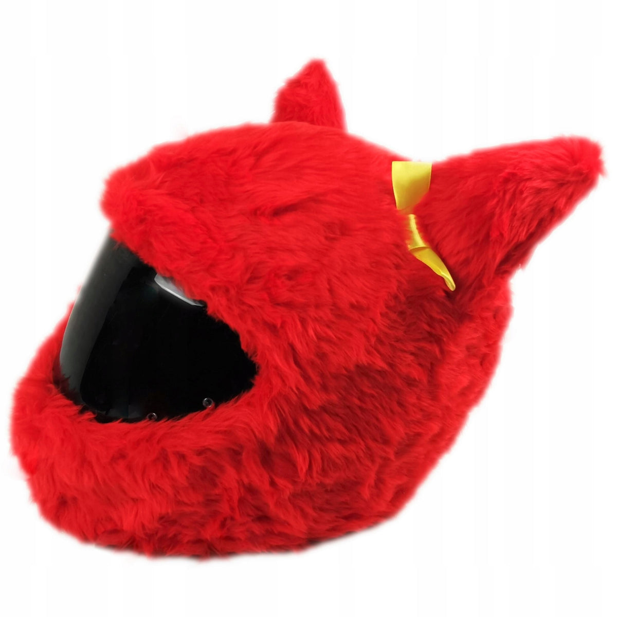 Plush Motorcycle Helmet Cover Helmet DECORATION EARS CAP Manufacturer's catalog number CZERWONY KOT