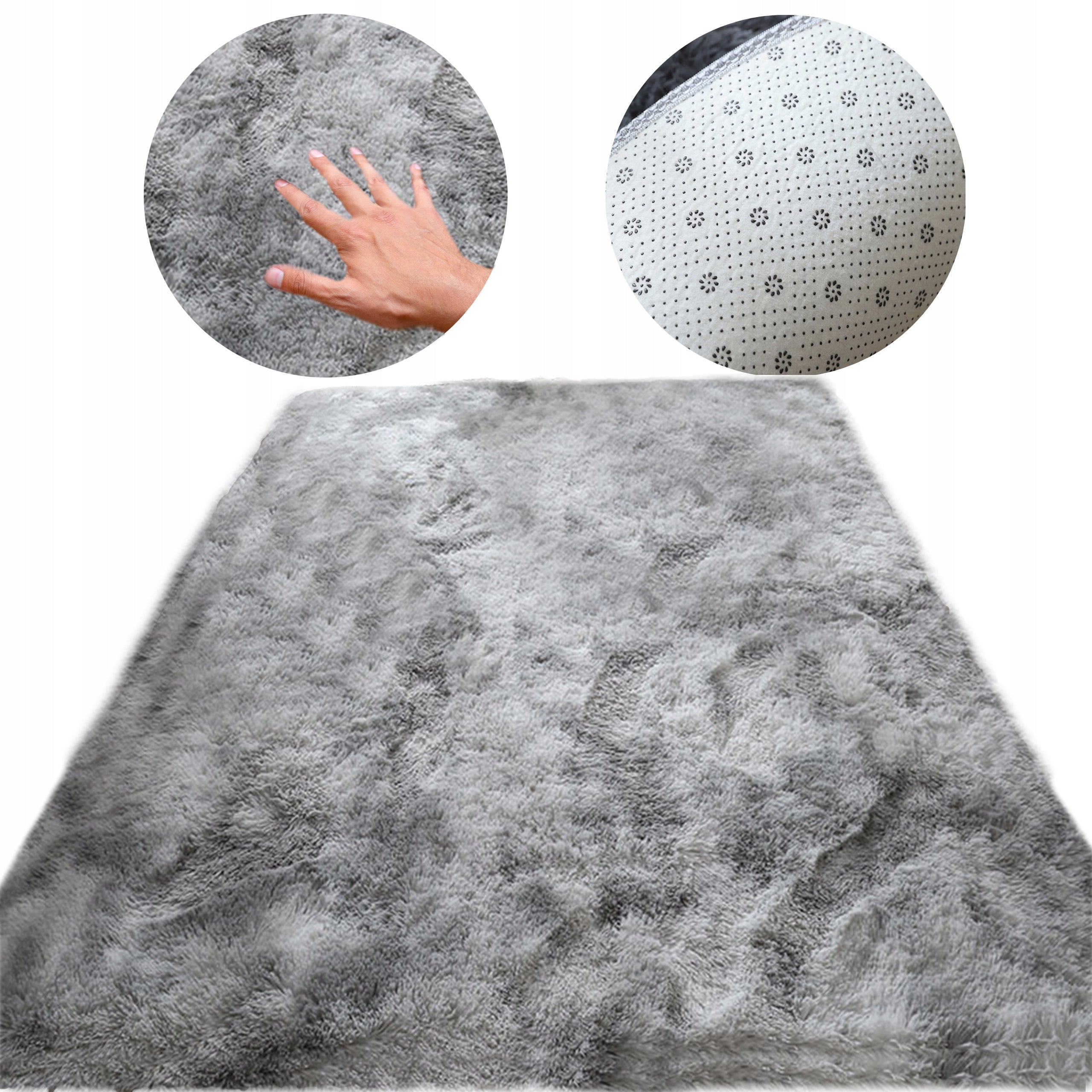 Plush Shaggy Rug Fluffy For Living Room Soft 120x170 Assorted Colors Mix