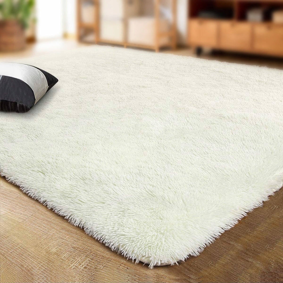 Plush Shaggy Rug Fluffy For Living Room Soft 140x200 Rectangle Fur Thickness 30 mm