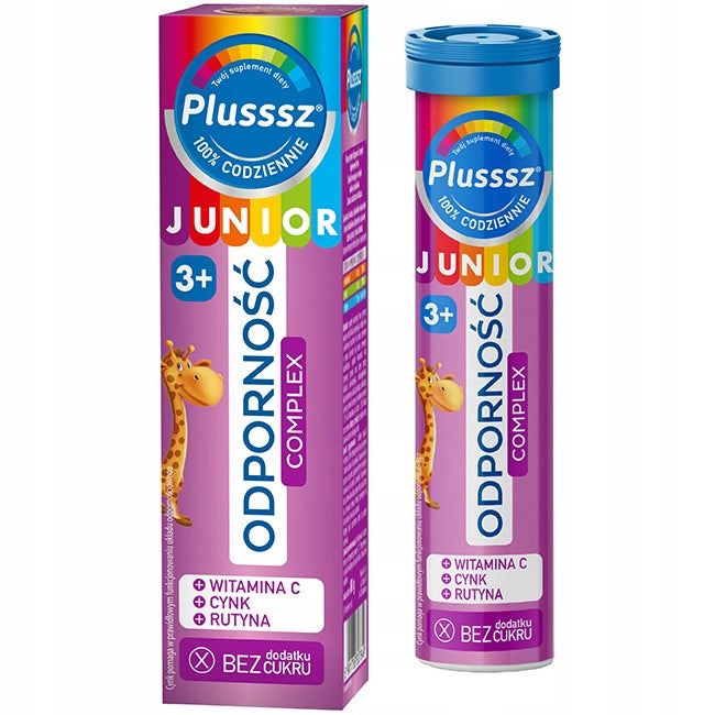 Plusssz Junior Immunity Complex 20 tablets Brand Polski Lek
