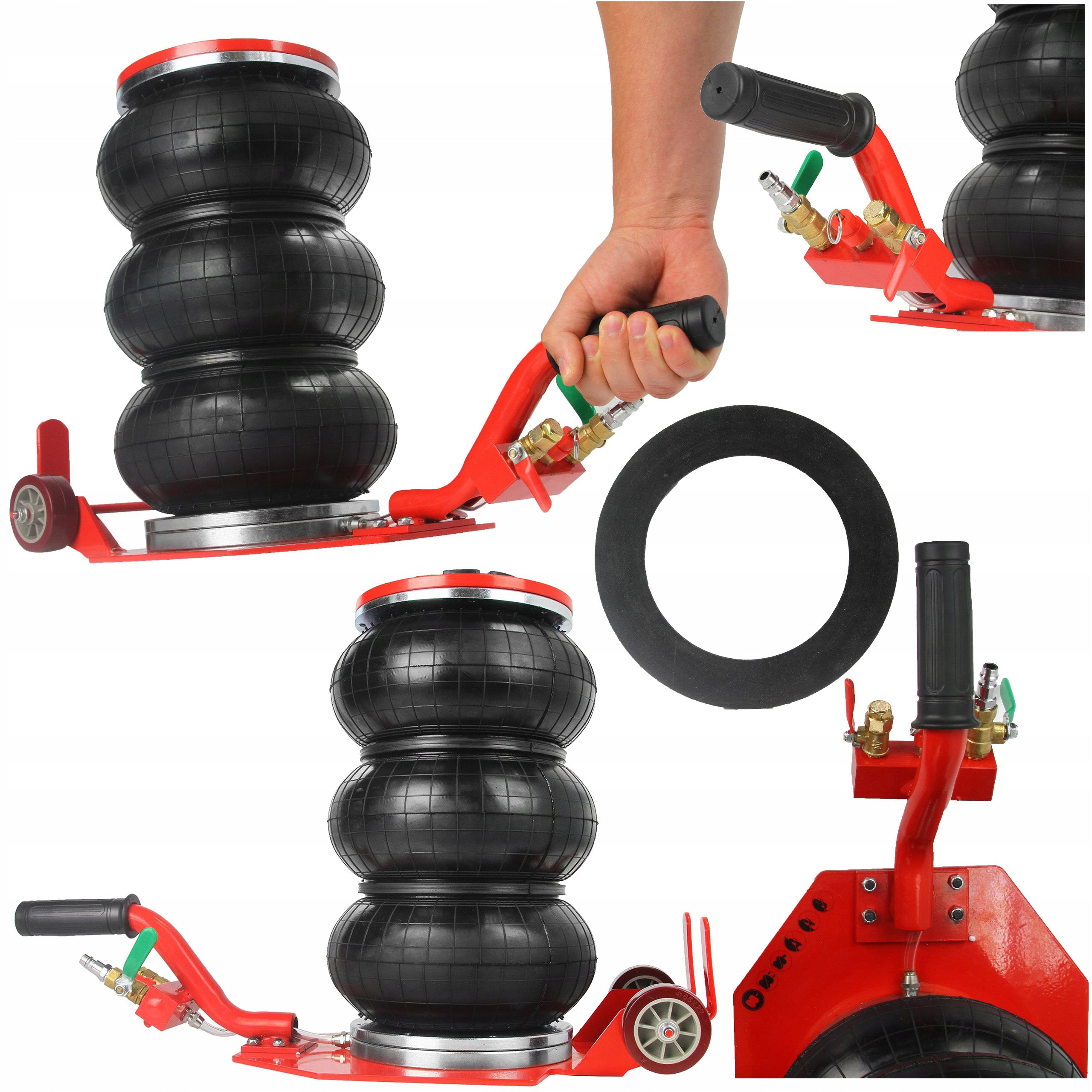 Pneumatic LIFT CUSHION 3500 SHORT HANDLE Product weight with unit packaging 17.5 kg