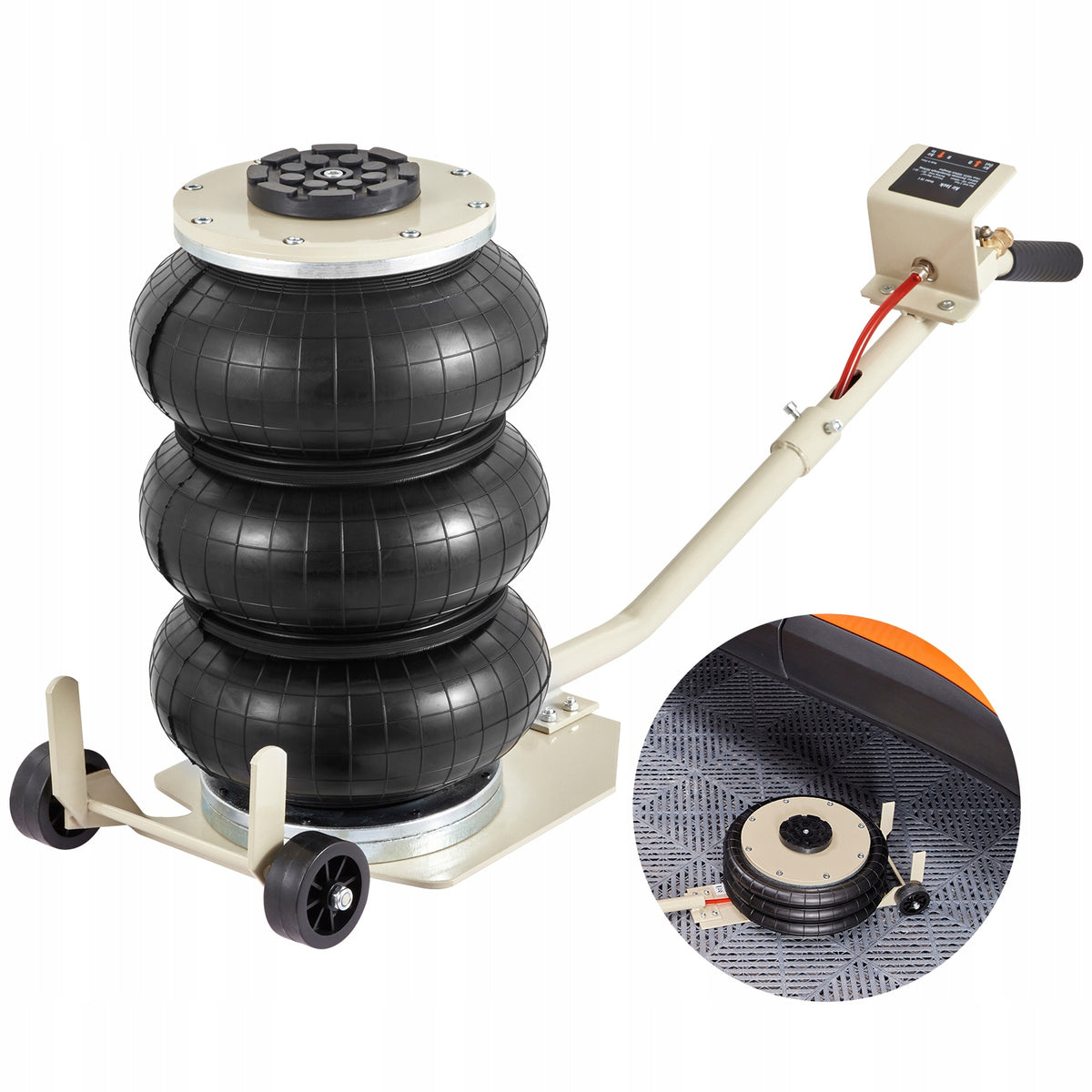 Pneumatic Lift 140-450MM 3T White For SUV-A Truck Car Itp